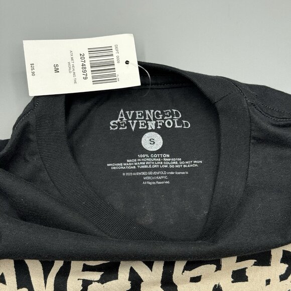 Avenged Sevenfold Life Is But A Dream Healing The World T-Shirt 2-Sided SMALL - Picture 5 of 6